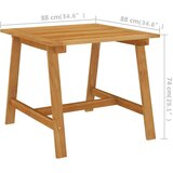 Vrtna jedilna garnitura 3-delna črna, (20704026) | Shoptok.si