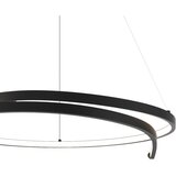  LED luster na sajli LORENZO LED/35W/230V crna | Eponuda.com