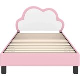  Otroški posteljni okvir z vznožjem Roza 90 x 200 cm PU, (5000104813) | Shoptok.si