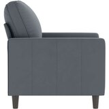  Fotelja tamnosiva 60 cm baršunasta | shoptok.hr
