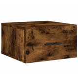 Maison Chic Stenska Nočna omarica - Nočna miza dimljeni hrast 35x35x20 cm, (21690598) | Shoptok.si