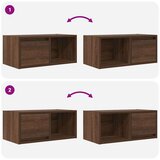 vidaXL TV omarica rjavi hrast 60x31x25,5 cm inženirski les | Shoptok.si