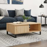 vidaXL Klubska mizica sonoma hrast 90x60x35 cm inženirski les | Shoptok.si