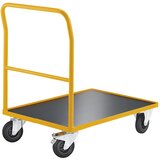 eurokraft pro profesionalni ploski voziček, potisni ročaj, fiksno privarjen, nakladalna površina dxš 1040 x 690 mm | Shoptok.si