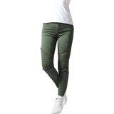 Urban Classics Women's stretch biker trousers - olive | Shoptok.si