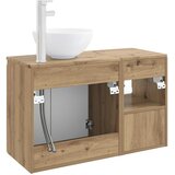  Set namještaja za kupaonicu 2 kom. Hrast artisan Smeđa 49,5 x 35 x 80 cm | Shoptok.si