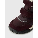 Geox Škornji za v sneg 'TREKKYUP' burgund / srebrna | Shoptok.si