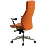 MID.YOU PISARNIŠKI STOL tekstil rjava | Shoptok.si