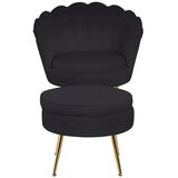 Livetastic FOTELJ, črna tekstil | Shoptok.si