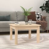 vidaXL Klubska mizica 45x45x30 cm trdna borovina Cene