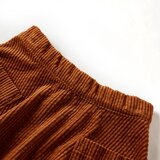  Dječja suknja s džepovima od samta boja konjaka 104 | shoptok.hr