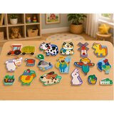 Magnetic Puzzles Pets Farm Fridge Magnets Boards 30 pcs. | shoptok.hr