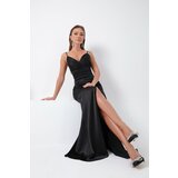Lafaba Evening & Prom Dress - Black - Bodycon Cene