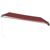 Tenda na ručno uvlačenje bordo 500 x 350 cm | shoptok.hr