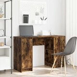 vidaXL Stol dimljeni hrast 120x42x76 cm konstruirano drvo Cijene
