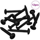  Čavao s Navojem 12 pcs Crna M4 x 28 mm Čelik | Eponuda.com
