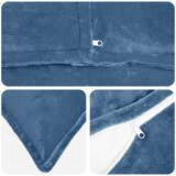  Presvlaka za jastuk 6 pcs HOUTEN Svjetloplava 70 x 70 cm Flanel Slike