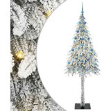  Božićno drvce s 300 LED svjetlima Bijelo 210 cm PE i čelik | shoptok.hr