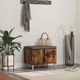  Klupa za hodnik s jastukom Dimljeni Hrast 60 x 38 x 46 cm Cijene
