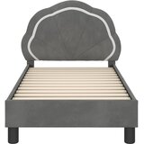  Okvir kreveta za malu djecu s naslonom Tamnosiva 70 x 140 cm | Eponuda.com