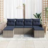  Set sofe 6 kom. Siva Poliester | shoptok.hr
