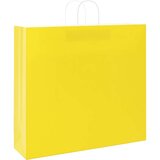  Papirnate vrećice 250 kom s ručkama žute 54x15x49 cm | shoptok.hr