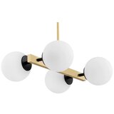  Argon 1767 - Luster na šipci FREEMONT 4xE27/15W/230V zlatna/bela/crna | Eponuda.com