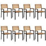  9-dijelni vrtni blagovaonski set od bagremovog drva i metala | Eponuda.com