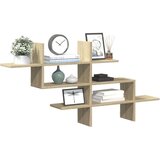 vidaXL Zidna polica boja hrasta 124,5x18x60,5 cm konstruirano drva cijene