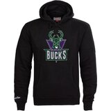 Mitchell And Ness milwaukee bucks mitchell &amp; ness chenille logo pulover s kapuco cene