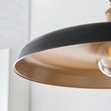  Endon 99998 - Luster na lancu SABIAN 1xE27/10W/230V crna/zlatna | Eponuda.com