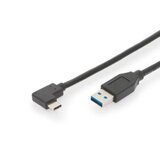 Digitus LINK USB kabel USB 3.2 gen. 1 (USB 3.0) USB-C® vtič\, USB-A vtič 1.00 m črna dvojno oklopljen AK-300147-010-S, (20415991) | Shoptok.si