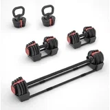Komplet ročke, drog in kettlebell z nastavljivo težo!