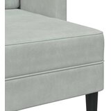 SOFA 2-sjed s ležaljkom u obliku slova L svijetlo siva 125 cm | Eponuda.ba