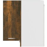 Viseći kutni ormarić boja dimljenog hrasta 57x57x60 cm drveni | shoptok.hr