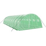  Staklenik s čeličnim okvirom zeleni 40 m² 10 x 4 x 2 m | shoptok.hr