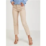 Orsay Beige Women Straight Fit Jeans - Women