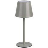  Siva LED namizna svetilka s kovinskim senčilom (višina 21 cm) Diaz – u