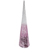 Festa shiny cone, jelka, svetlucava, roze, LED, 60cm Cene