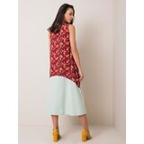 RUE PARIS Dress-2-SK-1221.07P-burgundy | Shoptok.si