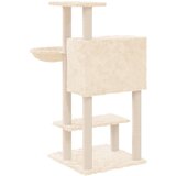 Penjalica za mačke sa stupovima za grebanje krem 108,5 cm | shoptok.hr