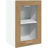Viseći stakleni ormarić "Lyon" Artisan hrast 40x31x60 cm Konstruirano drvo | shoptok.hr