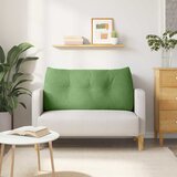  Jastuk za leđa Svijetlo zelena 120 x 24 x 50 cm Baršun | shoptok.hr