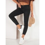 DStreet Spodnie damskie jeansowe LODGE czarne | shoptok.hr