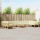  Set vanjskih sofa 11 kom. Bijela i krem | shoptok.hr