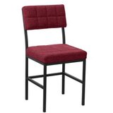 Hanah home trpezarijska stolica dubai burgundy | Eponuda.com