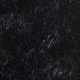  Čupavi tepih s visokim vlaknima NAVARRA crni 240x240 cm | shoptok.hr