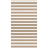 vidaXL Zebra zavesa peščeno rjava 130x230 cm širina blaga 125,9 cm poliester, (5000298366) | Shoptok.si