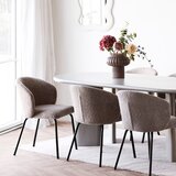 House Nordic Rjava steklena vaza (višina 27 cm) Celia – | Shoptok.si