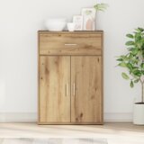 vidaXL Ormarić / Komoda hrast artisan 79 x 38 x 80 cm Konstruirano drvo | shoptok.hr